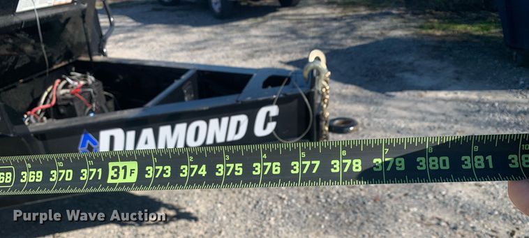image for item DP8752 2022 Diamond C 307  tilt deck equipment trailer