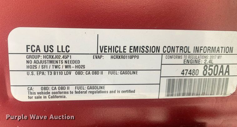 image for item DP8756 2017 Jeep Cherokee  SUV