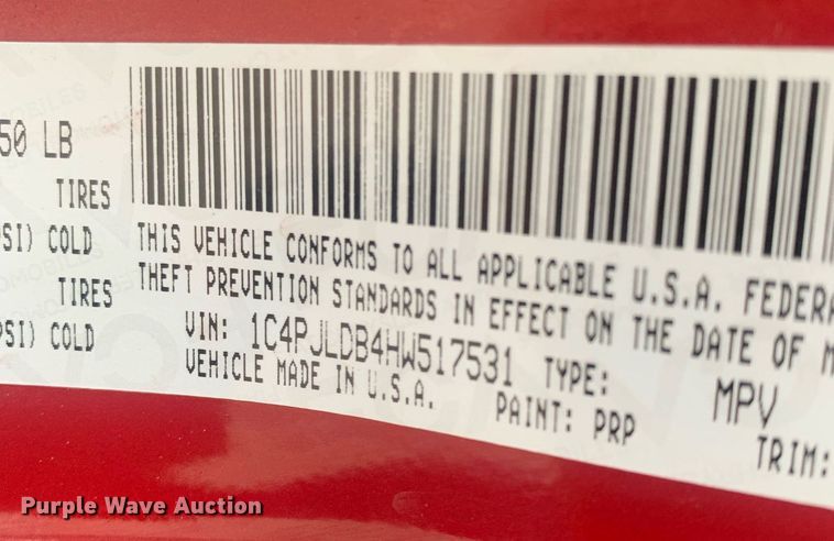 image for item DP8756 2017 Jeep Cherokee  SUV