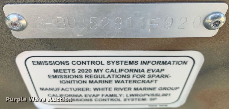 image for item DP8760 2020 Tracker 2072 MVX  boat