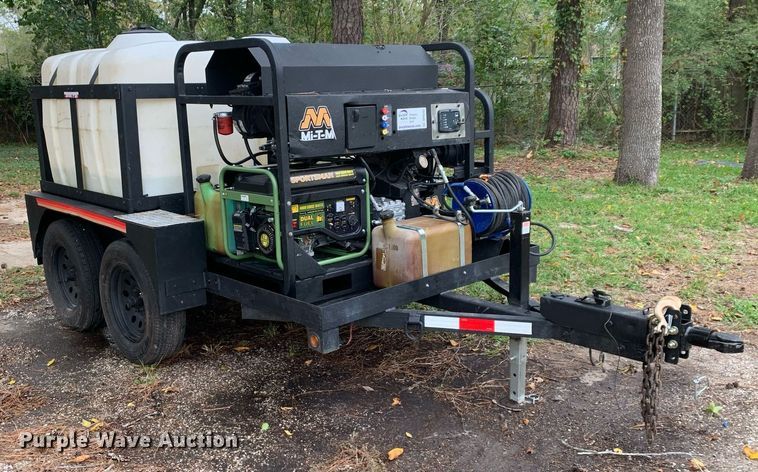 image for item DP8762 2018 Mi-T-M HS-3006-0MDK-UR  hot pressure washer trailer