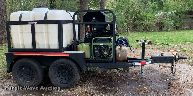 image for item DP8762 2018 Mi-T-M HS-3006-0MDK-UR  hot pressure washer trailer