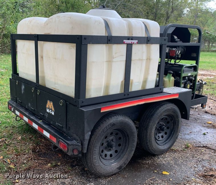 image for item DP8762 2018 Mi-T-M HS-3006-0MDK-UR  hot pressure washer trailer