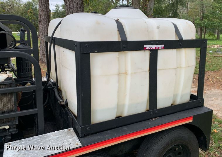 image for item DP8762 2018 Mi-T-M HS-3006-0MDK-UR  hot pressure washer trailer