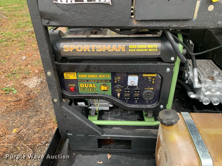 image for item DP8762 2018 Mi-T-M HS-3006-0MDK-UR  hot pressure washer trailer