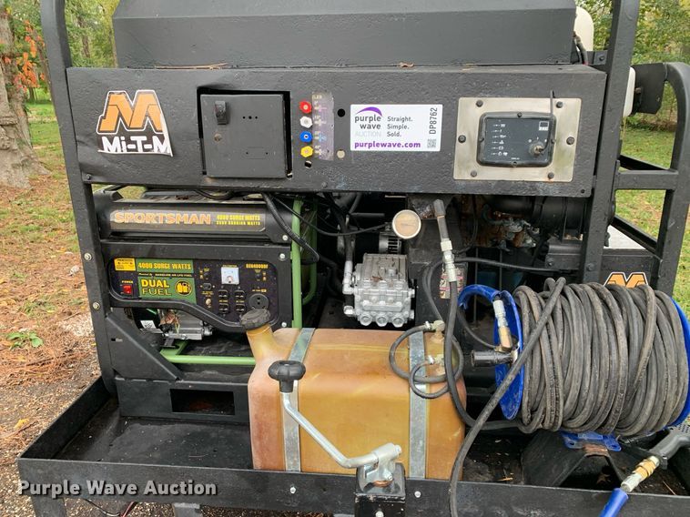 image for item DP8762 2018 Mi-T-M HS-3006-0MDK-UR  hot pressure washer trailer