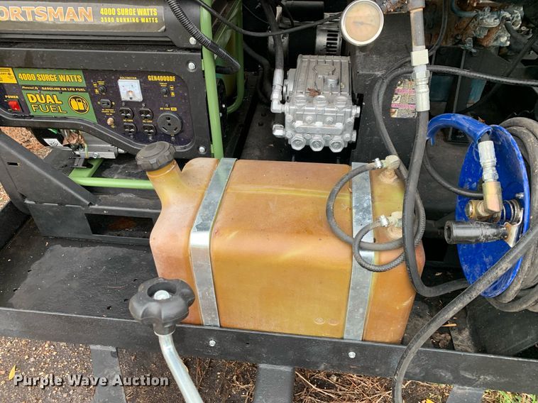 image for item DP8762 2018 Mi-T-M HS-3006-0MDK-UR  hot pressure washer trailer