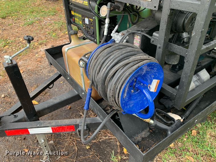 image for item DP8762 2018 Mi-T-M HS-3006-0MDK-UR  hot pressure washer trailer