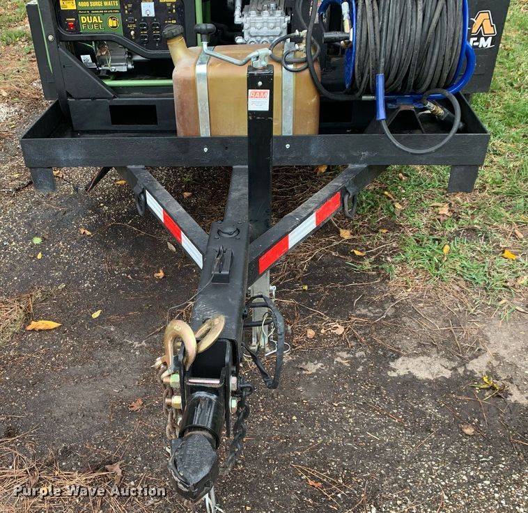 image for item DP8762 2018 Mi-T-M HS-3006-0MDK-UR  hot pressure washer trailer