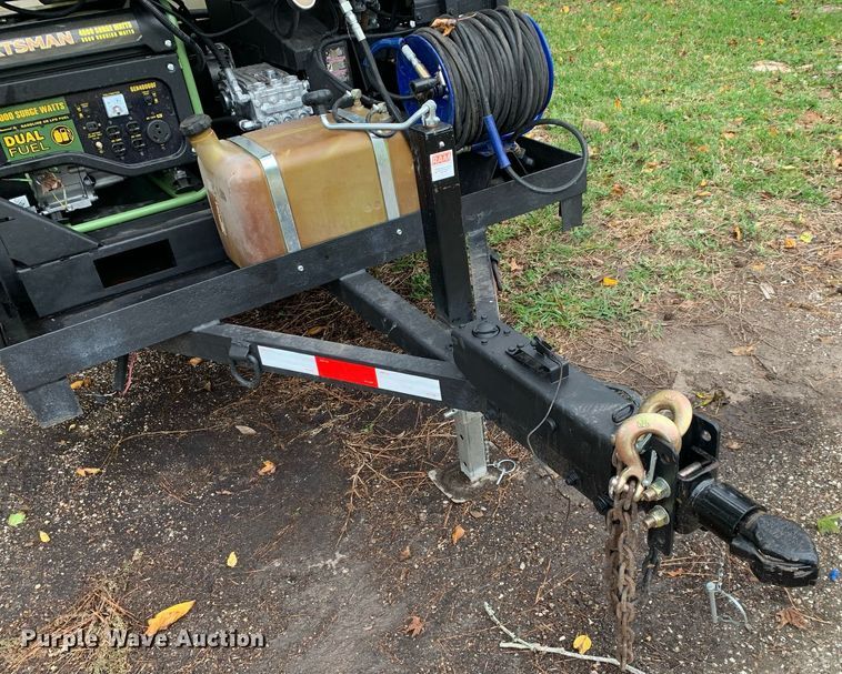 image for item DP8762 2018 Mi-T-M HS-3006-0MDK-UR  hot pressure washer trailer