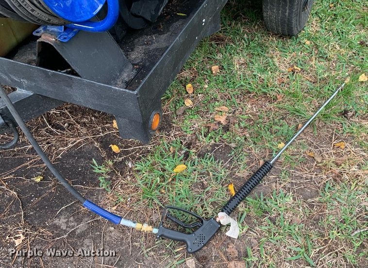 image for item DP8762 2018 Mi-T-M HS-3006-0MDK-UR  hot pressure washer trailer