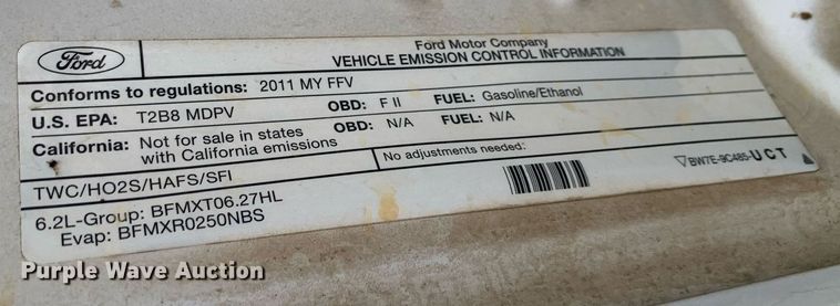 image for item DP8777 2011 Ford F250 Super Duty  utility bed pickup truck