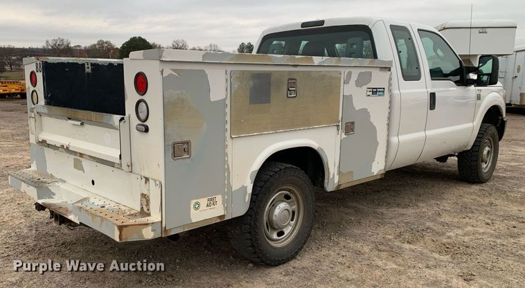 image for item DP8778 2013 Ford F250 Super Duty  SuperCab utility bed pickup truck