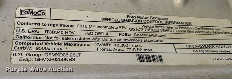 image for item DP8779 2016 Ford F250 Super Duty  utility bed pickup truck