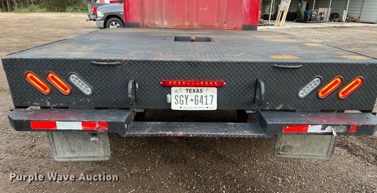 image for item DQ2314 1996 International 4900  Crew Cab flatbed truck