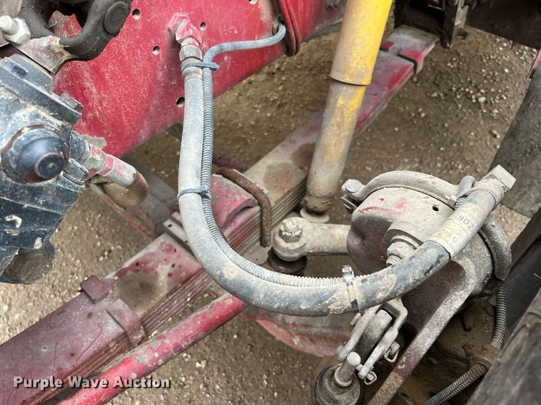 image for item DQ2314 1996 International 4900  Crew Cab flatbed truck