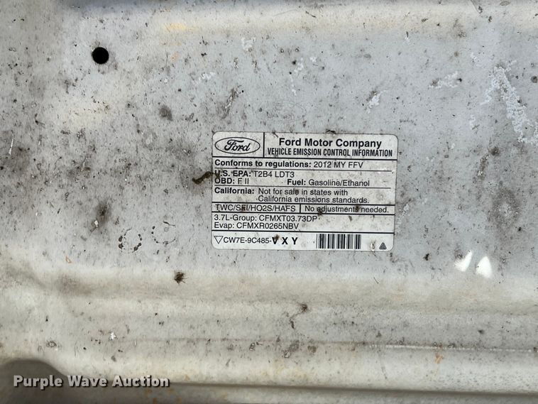 image for item DQ2328 2014 Ford F150  SuperCab pickup truck