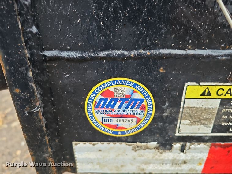 image for item DQ8493 2016 Load Trail TD8122073  equipment trailer