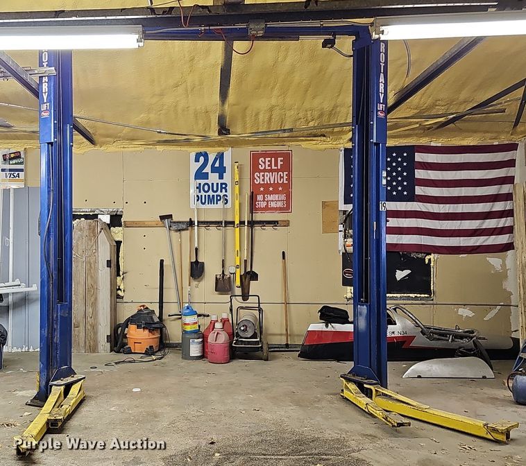 image for item DQ8507 Rotary SP0A9-200  two post automotive lift