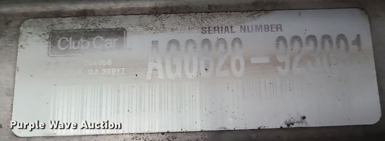 image for item DR7799 Club Car  golf cart