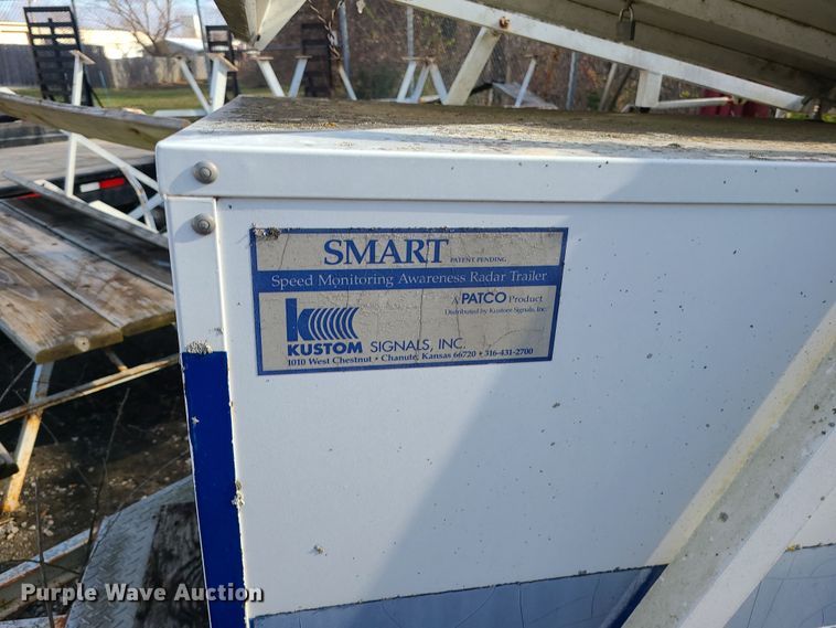 image for item DR7810 1996 Kustom Signals   radar trailer