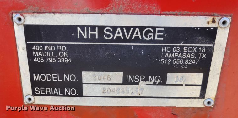 image for item EB9824 NH Savage 2046  tree shaker