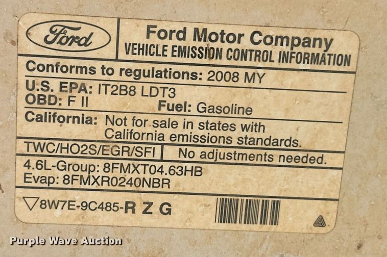 image for item EK9800 2008 Ford F150  pickup truck