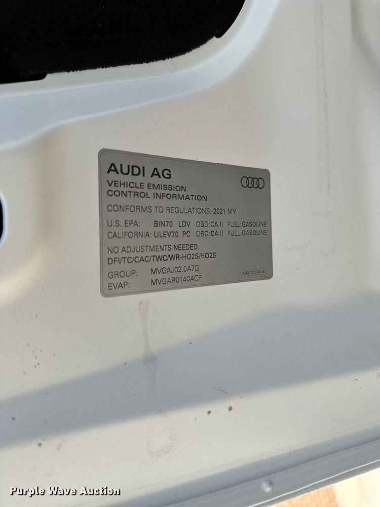 image for item HY9026 2021 Audi A5 Quattro  convertible