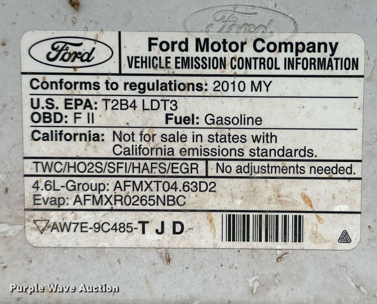 image for item JT9230 2010 Ford F150  pickup truck