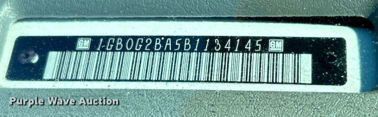 image for item KH9583 2011 Chevrolet Express G3500  shuttle bus