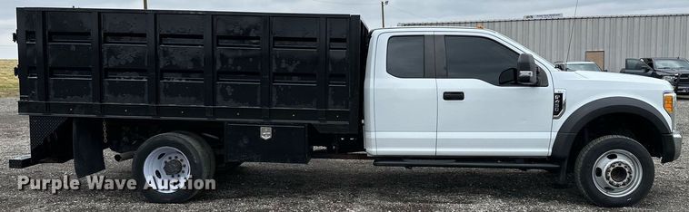 image for item KH9663 2017 Ford F450 XL  SuperCab flatbed truck