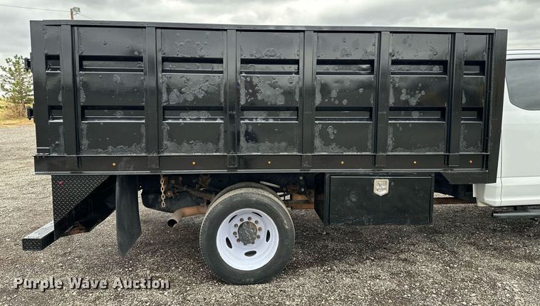 image for item KH9663 2017 Ford F450 XL  SuperCab flatbed truck