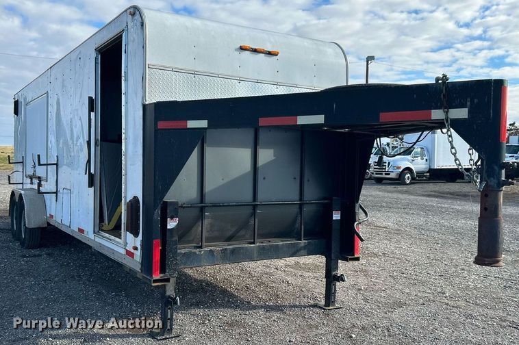 2015 C & W Trailers enclosed cargo trailer in Collinsville, OK Item KH9669 for sale Purple Wave