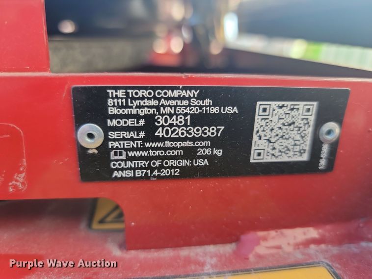 image for item KT9964 Toro 30481  mower deck