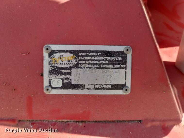 image for item KT9965 Ty-Crop Pro-Pass 180  top dresser spreader