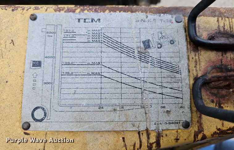 image for item LB9653 TCM FG25N2S forklift