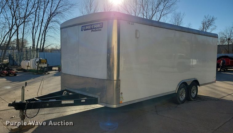 image for item LC9310 2018 Sure-Trac STRCH10220TA-100  enclosed cargo trailer