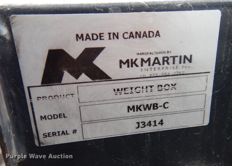 image for item LC9400 MK Martin MKWB-C  weight box