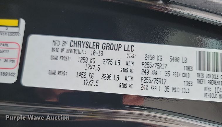 image for item LD9042 2014 Jeep Wrangler  Starwood Customs SUV