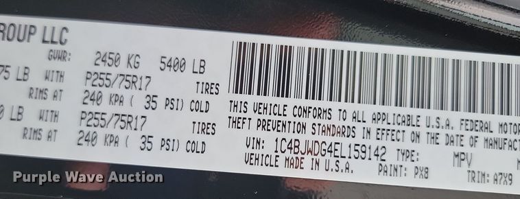 image for item LD9042 2014 Jeep Wrangler  Starwood Customs SUV