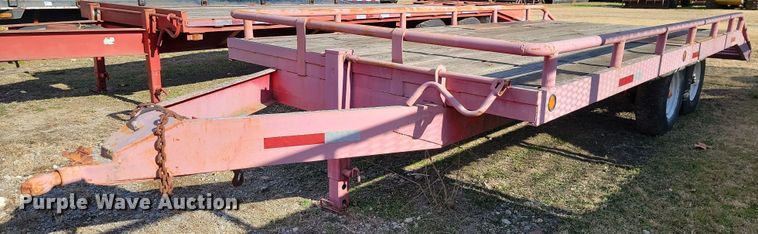 image for item LD9064 1986 Shop built  equipment trailer