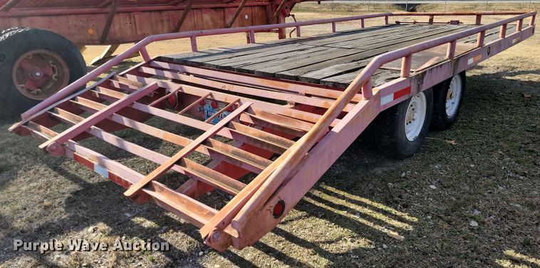 image for item LD9064 1986 Shop built  equipment trailer