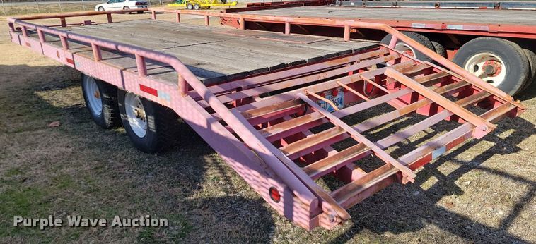 image for item LD9064 1986 Shop built  equipment trailer