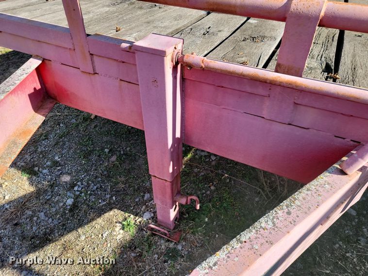 image for item LD9064 1986 Shop built  equipment trailer