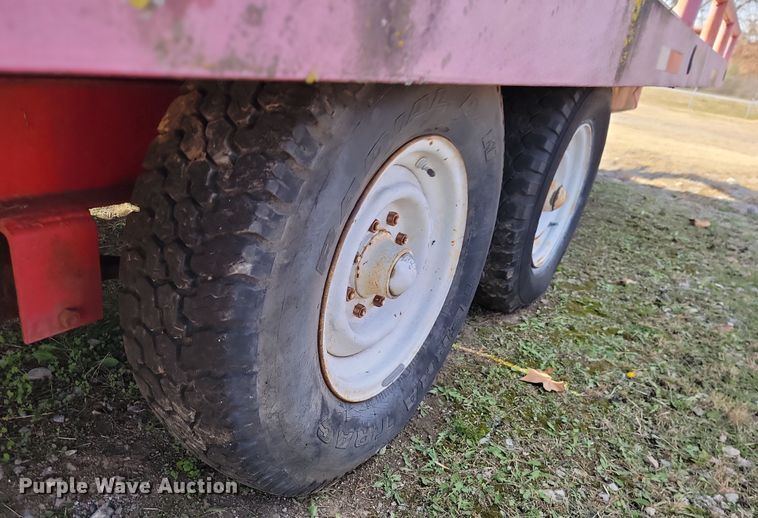 image for item LD9064 1986 Shop built  equipment trailer