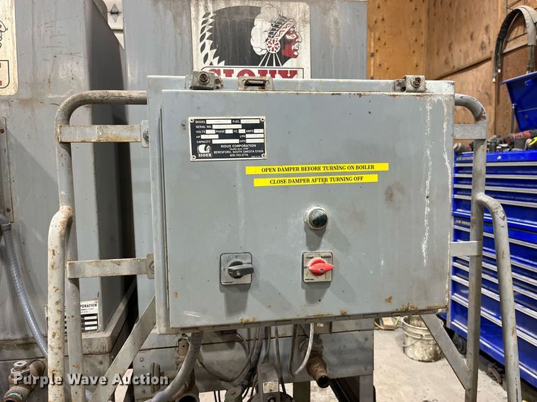 image for item LD9863 (2) Sioux boilers