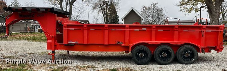 image for item LD9876 2021 Road Clipper 46UFU2034M1237893  dump trailer