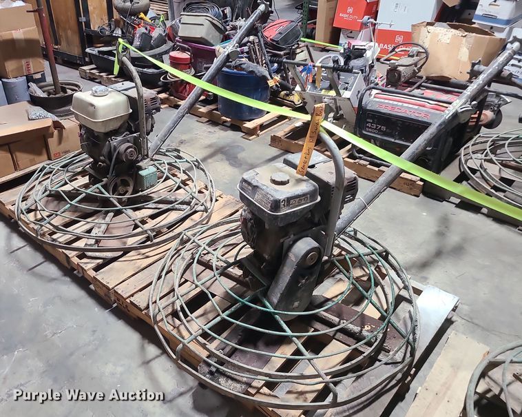 image for item LJ9399 (3) Mq Whiteman concrete trowels