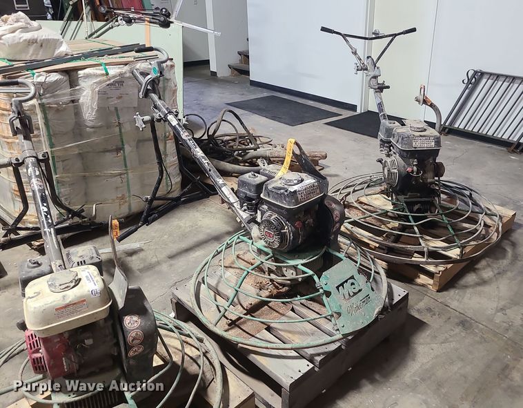 image for item LJ9400 (3) MQ Whiteman concrete trowels