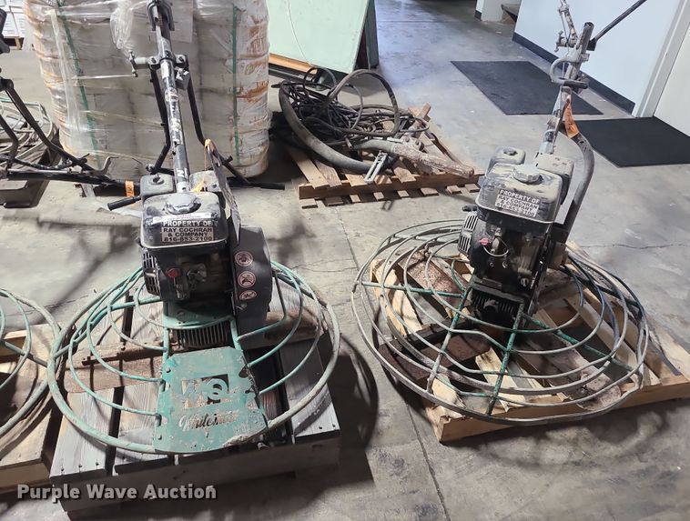 image for item LJ9400 (3) MQ Whiteman concrete trowels